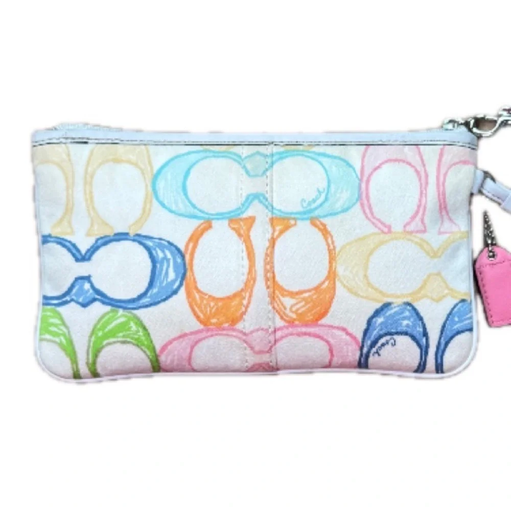 COACH | Hampton Scribble Wristlet